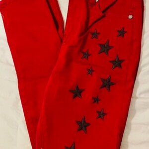 DG2 Red pants with Blue stars